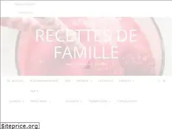 Sites similar to recettesfamille.com