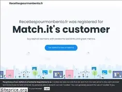 Sites similar to recettespourmonbento.fr