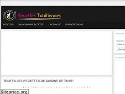 Sites similar to recettestahitiennes.com