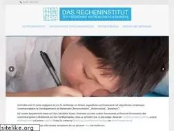 Sites similar to recheninstitut.at