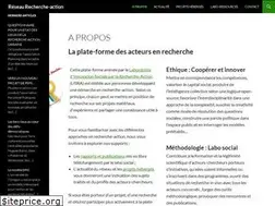 Sites similar to recherche-action.fr