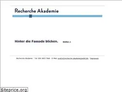 Sites similar to recherche-akademie.de