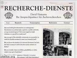 Sites similar to recherche-dienste.de