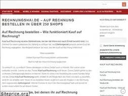 Sites similar to rechnungshai.de