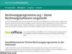 Sites similar to rechnungsprogramme.org