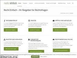 Sites similar to recht-einfach.info