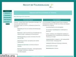 Sites similar to recht-im-tourismus.de