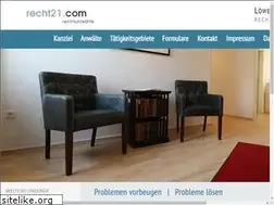 Sites similar to recht21.com