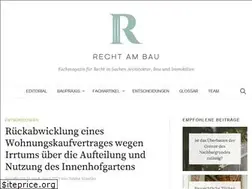 Sites similar to rechtambau.at