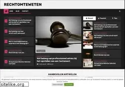 Sites similar to rechtomteweten.nl
