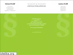 Sites similar to rechtsanwaelte-wolff.de