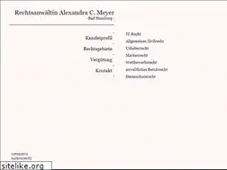 Sites similar to rechtsanwaeltin-meyer.com