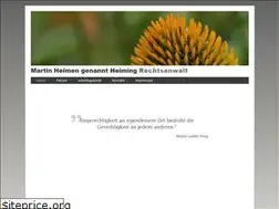 Sites similar to rechtsanwalt-heiming.de