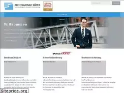 Sites similar to rechtsanwalt-koeper.de