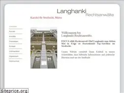 Sites similar to rechtsanwalt-langhanki.de