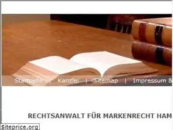 Sites similar to rechtsanwalt-markenrecht-hamburg.de