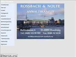 Sites similar to rechtsanwalt-rossbach.de
