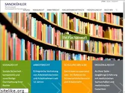 Sites similar to rechtsanwalt-sandkuehler.de