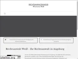Sites similar to rechtsanwalt-weiss-augsburg.de