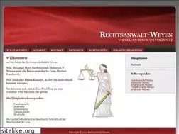 Sites similar to rechtsanwalt-weyen.de