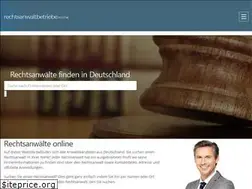 Sites similar to rechtsanwaltbetriebe.online