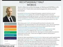 Sites similar to rechtsanwaltmoebius.de