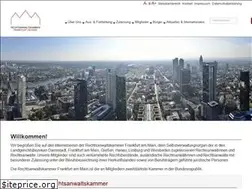 Sites similar to rechtsanwaltskammer-ffm.de