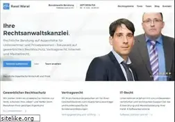 Sites similar to rechtsanwaltskanzlei-warai.de