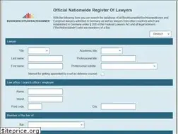 Sites similar to rechtsanwaltsregister.org