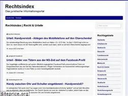 Sites similar to rechtsindex.de