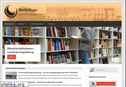Sites similar to rechtslupe.de