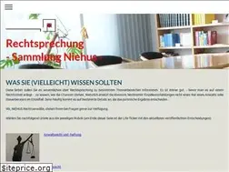 Sites similar to rechtsprechung-niehus.de