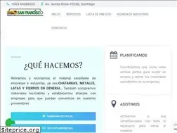 Sites similar to reciclajesanfrancisco.cl