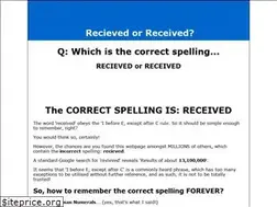 Sites similar to recieved.co.uk