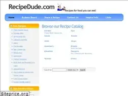 Sites similar to recipedude.com
