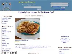 Sites similar to recipefaire.com