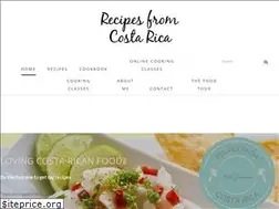 Sites similar to recipesfromcostarica.com