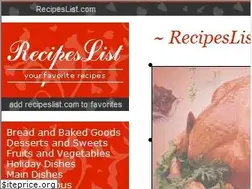 Sites similar to recipeslist.com
