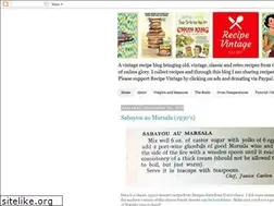 Sites similar to recipevintage.blogspot.com