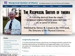 Sites similar to reciprocalsystem.org