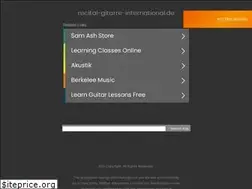 Sites similar to recital-gitarre-international.de