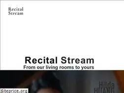 Sites similar to recitalstream.org