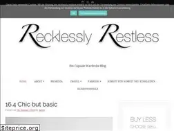 Sites similar to recklessly-restless.com
