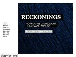 Sites similar to reckonings.show