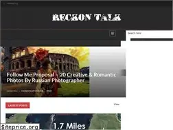 Sites similar to reckontalk.com