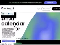 Sites similar to reclaim.ai