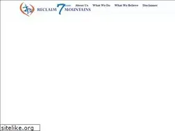 Sites similar to reclaim7mountains.com