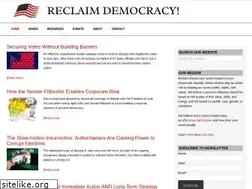 Sites similar to reclaimdemocracy.org