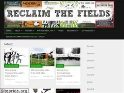 Sites similar to reclaimthefields.org