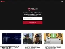 Sites similar to reclaimthenet.org